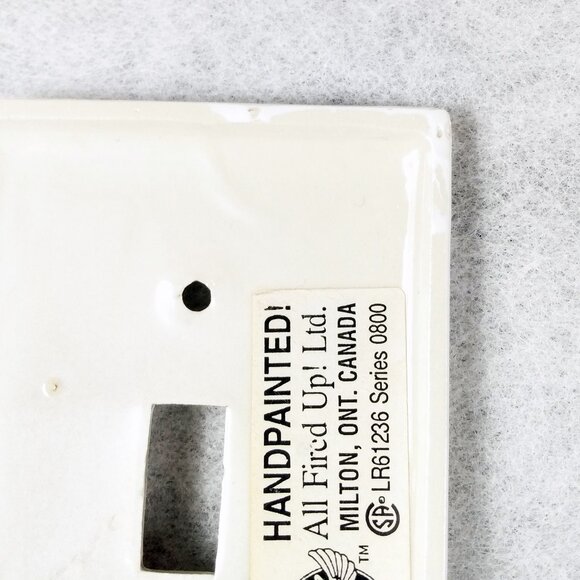 Vintage 80's Ceramic Ballerina Single Light Switch and Ballet Slippers - Picture 11 of 11